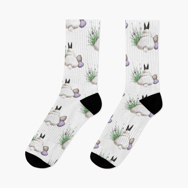 Item preview, White Easter Bunny with Colorful Easter Eggs designed and sold by LionessLove.