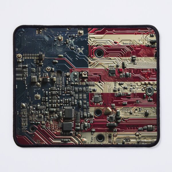 Item preview, Patriotic Circuitry - U.S. Cyber Command Tribute designed and sold by Nicholas Panek.