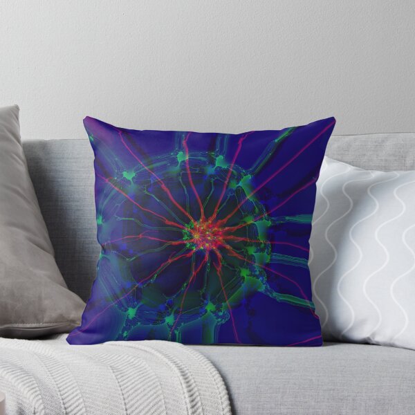 Item preview, Beautiful Blue Fractal Flower designed and sold by PrintMintStudio.