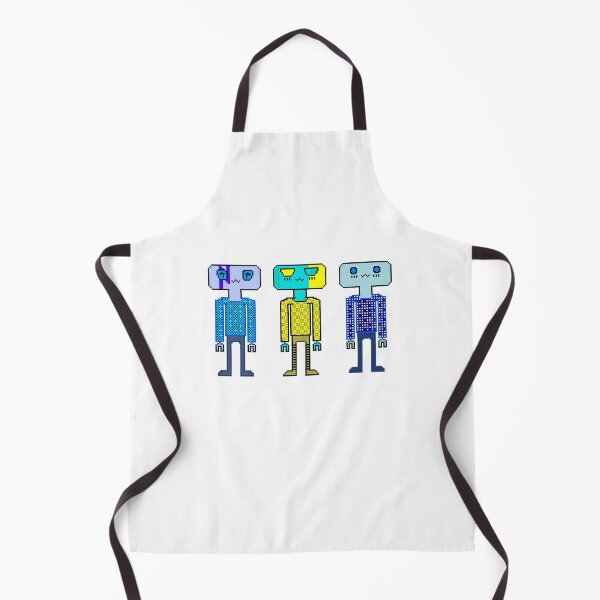 Item preview, Chowlet Pixellinger Three Pixel Robots designed and sold by chowlet.