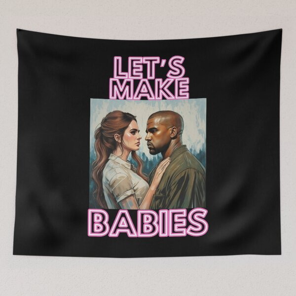 Item preview, Lets make babies in marriage white woman and black guy happy funny gifts  designed and sold by thankful-loco.