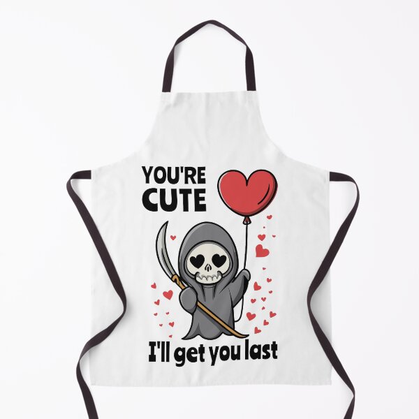 Item preview, Cute Grim Reaper with romantic heart designed and sold by HandicraftArt.
