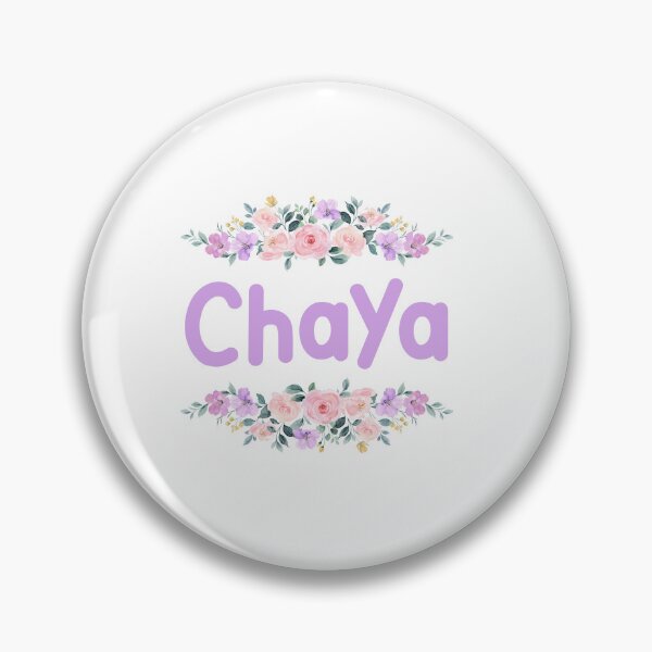 Item preview, Purple Flower Chaya Name Label  designed and sold by NormadWorld.