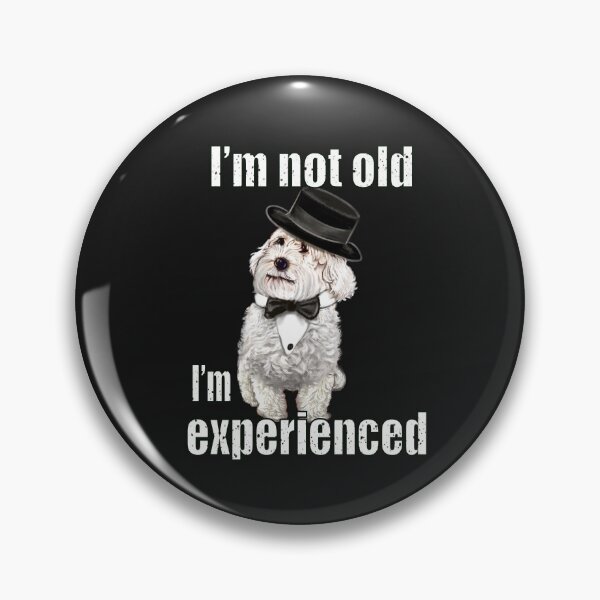 Item preview, I’m not old I’m classic experienced funny humor getting older joke with Cavapoo dog designed and sold by Artonmytee.