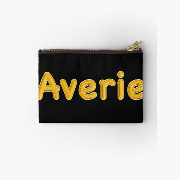 Item preview, Golden Balloon Averie Name Label (Black) designed and sold by NormadWorld.