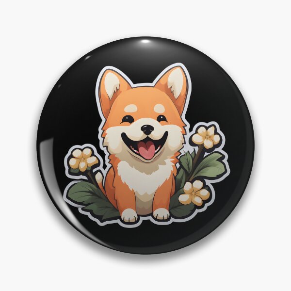 Artikelvorschau, Finnish Spitz In Flowers entworfen und verkauft von CUTEDOGGIEZ.