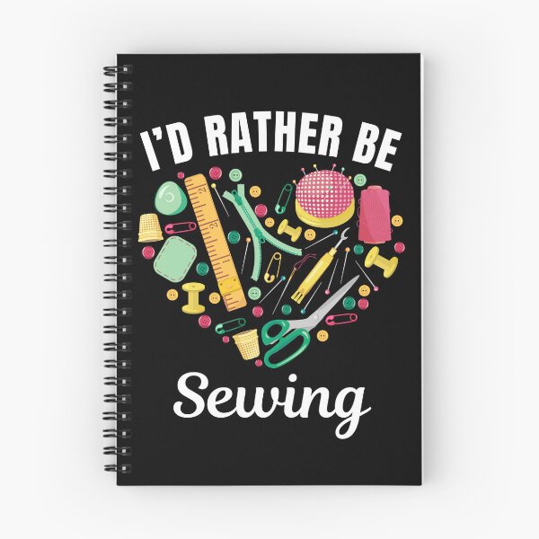 Item preview, I'd rather be sewing, knitting hobby lovers designed and sold by NBSStore.