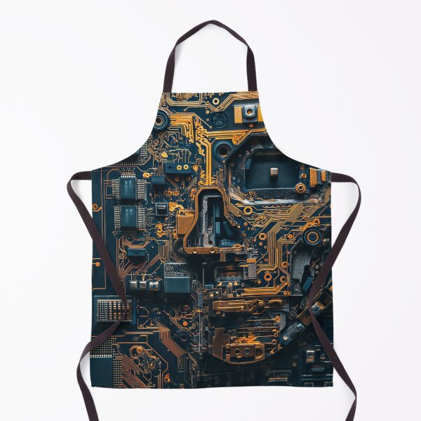 Item preview, Tech Enthusiast’s Haven - Intricate Circuit Board Robot designed and sold by Nicholas Panek.