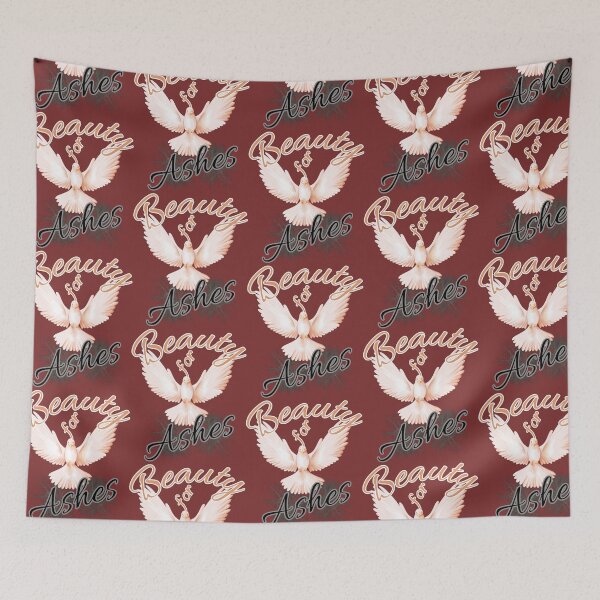 Item preview,   Beauty for Ashes (peach/dove) designed and sold by Tripp Art Studio.