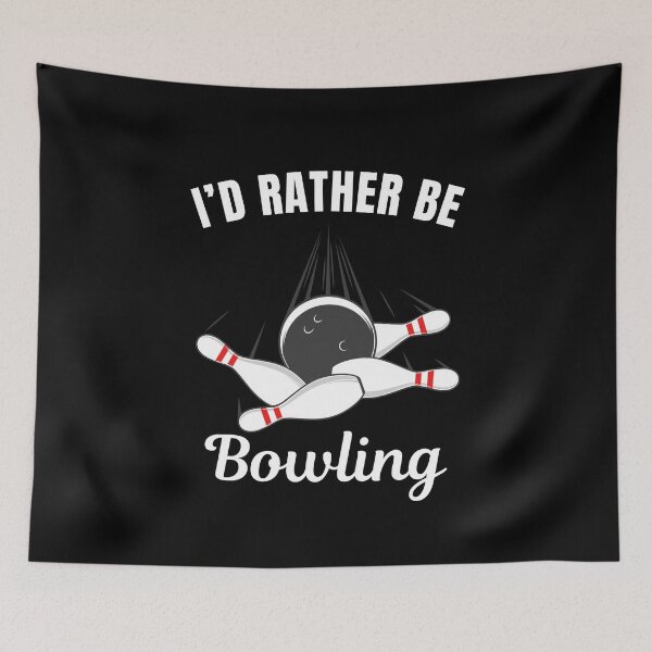 Item preview, I'd rather be bowling, bowling sport lovers designed and sold by NBSStore.