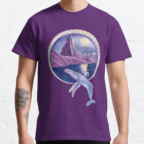 Moonlit Moorea Humpback Whale Classic T-Shirt