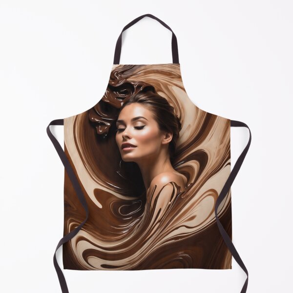Item preview, Ethereal Woman Portrait Bathed in Chocolate designed and sold by gallofoto.