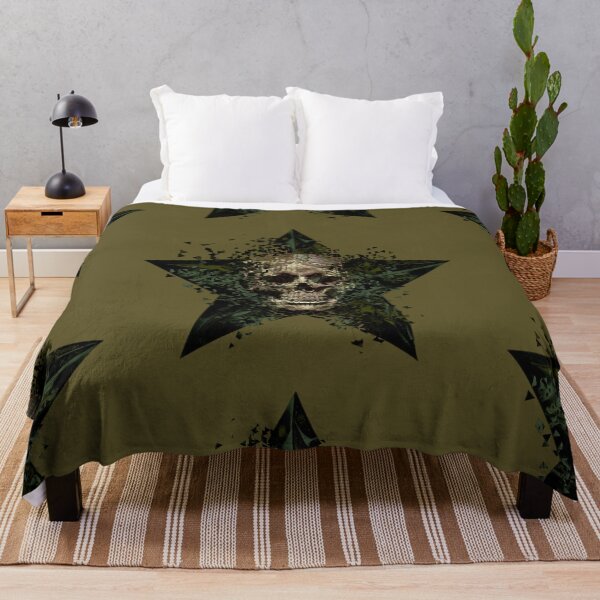 Item preview, Glitched Nautical Star Skull Design | Green Grunge Graphic designed and sold by DopeStick.