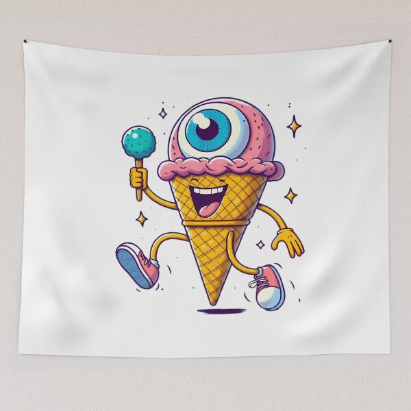 Item preview, Dancing Food: dancing ice cream cone designed and sold by CreativeSparkzz.