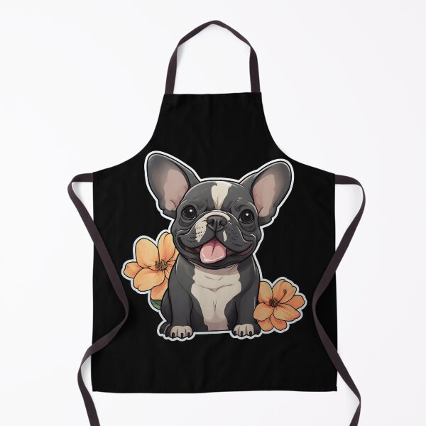 Item preview, French Bulldog in Flowers designed and sold by CUTEDOGGIEZ.