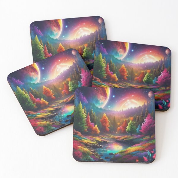 Item preview, a tranquil astral forest of universe designed and sold by JangmiHorang.