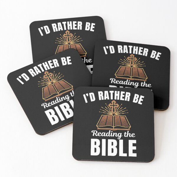 Item preview, I'd rather be reading the Bible, funny Christian faith saying designed and sold by NBSStore.