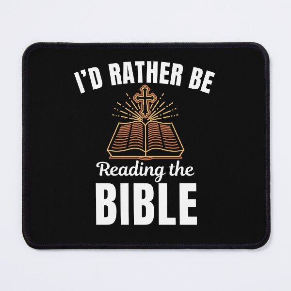 Item preview, I'd rather be reading the Bible, funny Christian faith saying designed and sold by NBSStore.