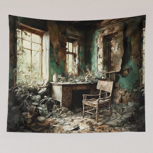 Item preview, Room In An Abandoned House designed and sold by LanaGustavsson.
