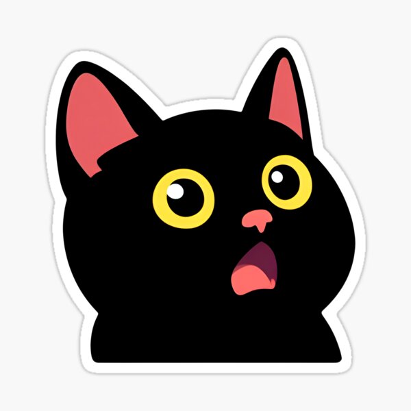 CUTE CAT, cool cat, pretty cat, doja cat, catty cat - Cute Cat - Sticker