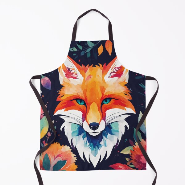 Item preview, flower fox portrait designed and sold by Philfive.