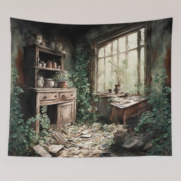 Item preview, Room In An Abandoned House designed and sold by LanaGustavsson.