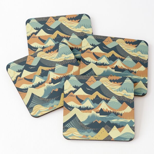 Item preview, Multi Mountains Digital Pattern designed and sold by zolarche.