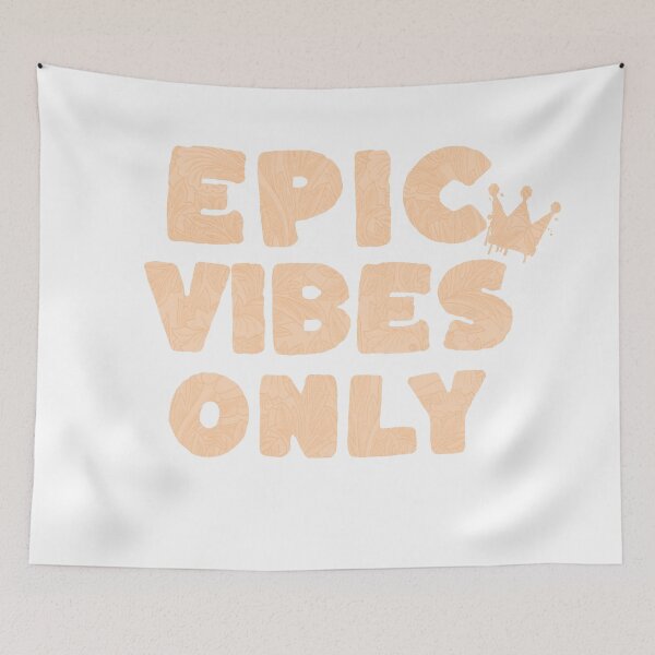 Item preview, Epic Vibes Only - Bold Statements Peachy designed and sold by LosMana.
