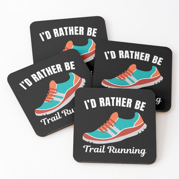 Item preview, I'd rather be trail running, funny trail or distance runner saying designed and sold by NBSStore.