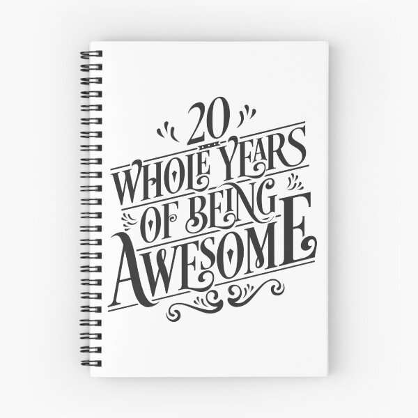 Item preview, 20 whole years of being awesome. 20th Birthday designed and sold by SonetArts.