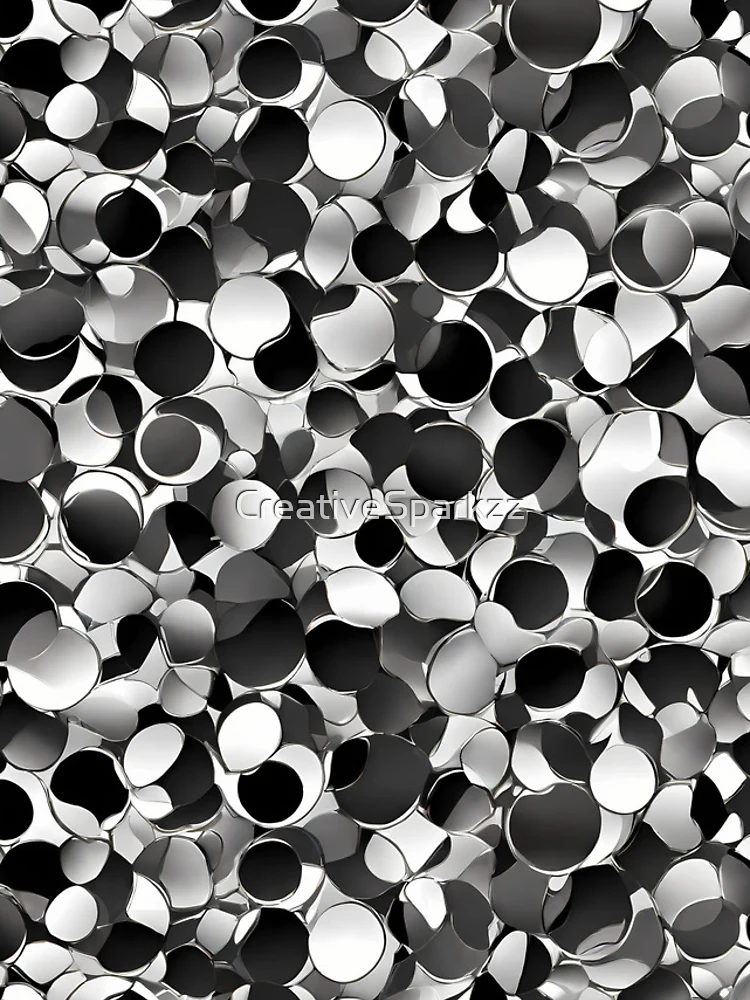 Thumbnail 4 of 4, iPhone Case, Metallic Pattern: Silver Pattern designed and sold by CreativeSparkzz.