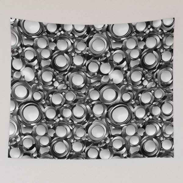 Item preview, Metallic Pattern: Silver Pattern designed and sold by CreativeSparkzz.