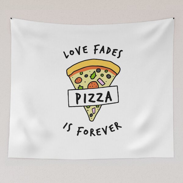 Artikelvorschau, pizza stays forever! entworfen und verkauft von retro-gamer.