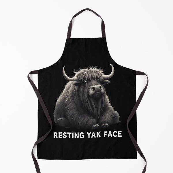 Item preview, Resting Yak Face, Kawaii Cute, Funny Meme designed and sold by Burn-Ego.