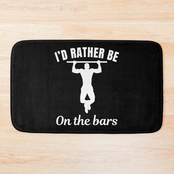 Item preview, I'd rather be on the bars, street workout, calisthenics bodyweight workout lovers designed and sold by NBSStore.