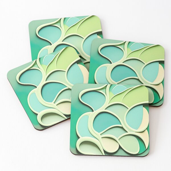 Item preview, Vintage Green Shades Minimalist Retro Design for Timeless Elegance designed and sold by joyfulcow.
