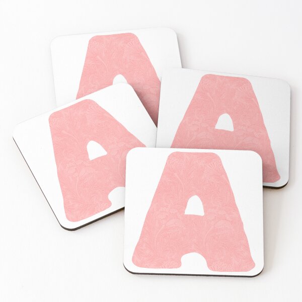 Item preview, Letter with floral art Pink - A designed and sold by LosMana.