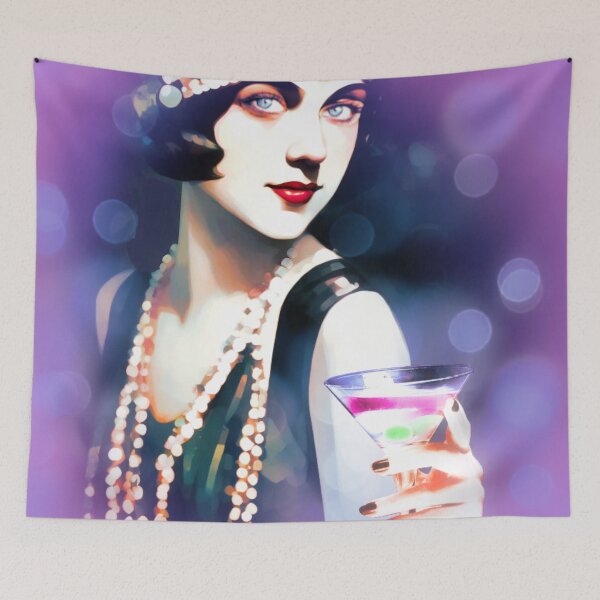 Item preview, 1920s Flapper Girl in Party Mode designed and sold by Sanctum Icons.