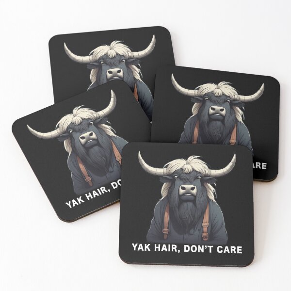 Item preview, Yak Hair, Don't Care, Kawai, Funny Meme designed and sold by Burn-Ego.