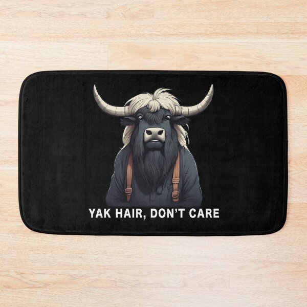 Item preview, Yak Hair, Don't Care, Kawai, Funny Meme designed and sold by Burn-Ego.