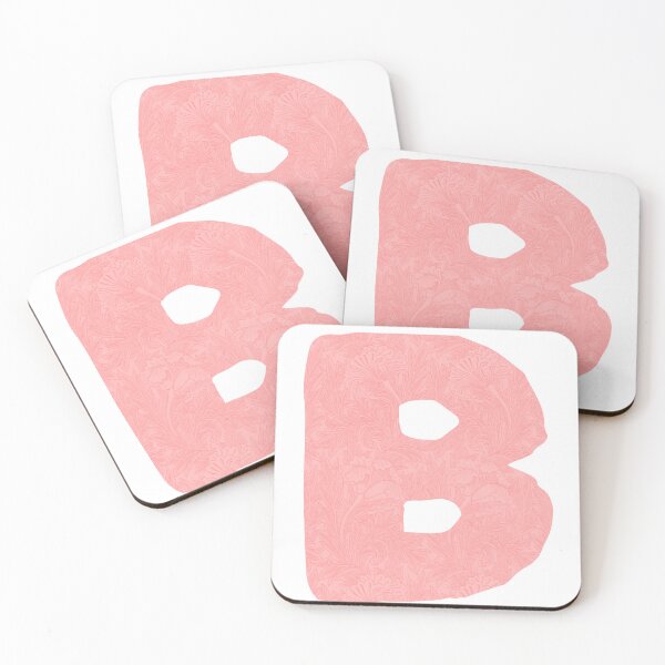 Item preview, Letter with floral art Pink - B designed and sold by LosMana.