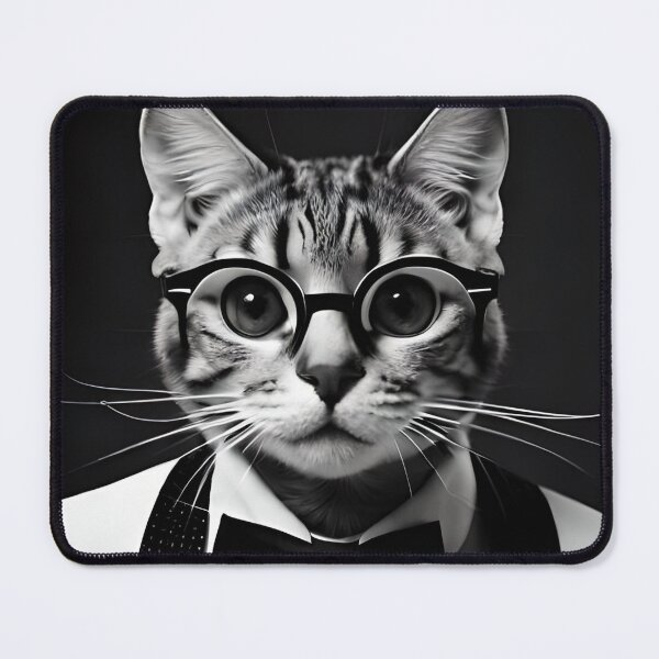 Item preview, Cat Wearing Glasses | Cute Cat With Glasses | Cat Reader designed and sold by GemaDesings.