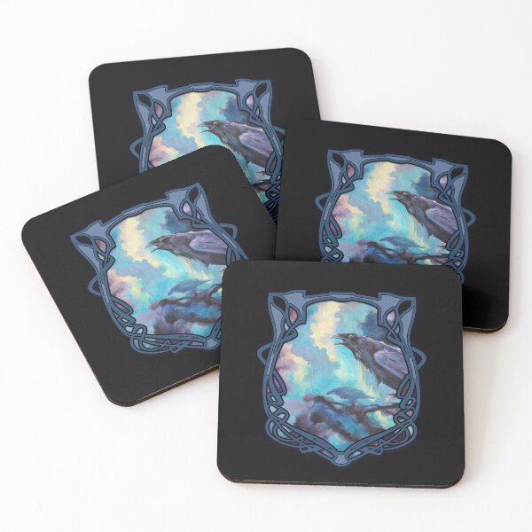 Item preview, Raven painting designed and sold by Aksolem.