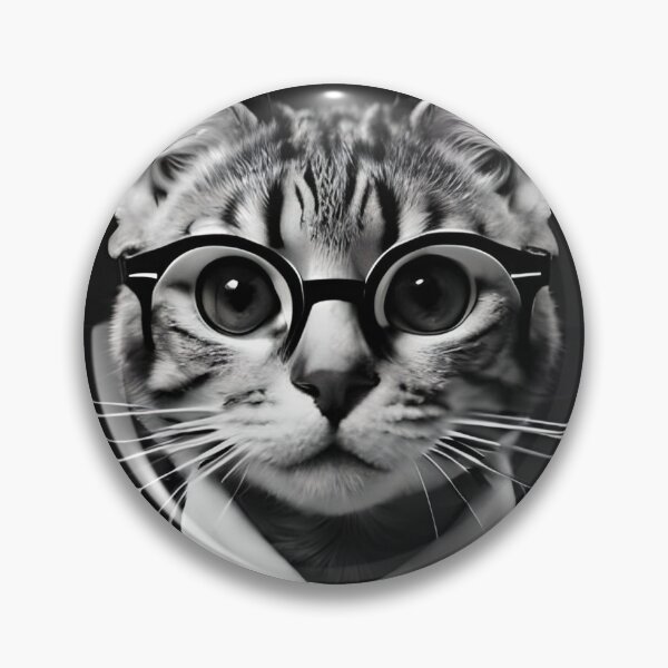 Item preview, Cat Wearing Glasses | Cute Cat With Glasses | Cat Reader designed and sold by GemaDesings.