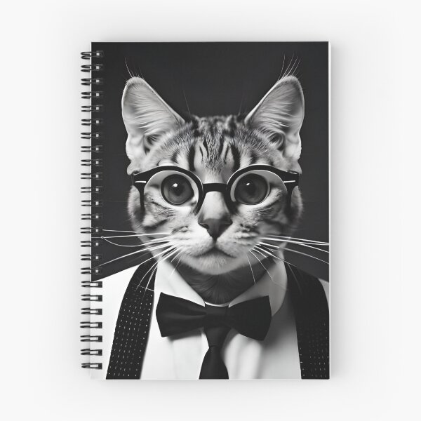 Item preview, Cat Wearing Glasses | Cute Cat With Glasses | Cat Reader designed and sold by GemaDesings.