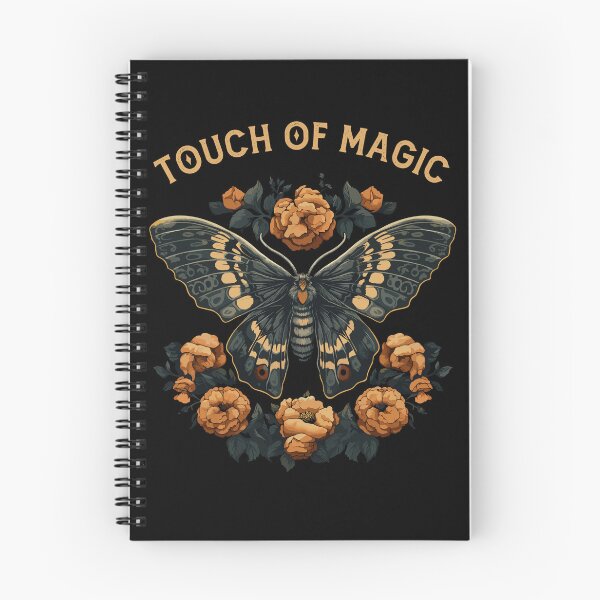 Item preview, Death Moth With Flowers Touch Of Magic Gothic Styled designed and sold by CosyTeal.