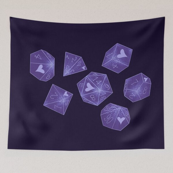 Item preview, Lavender-Haze Dice Set designed and sold by Just-2-Raccoons.