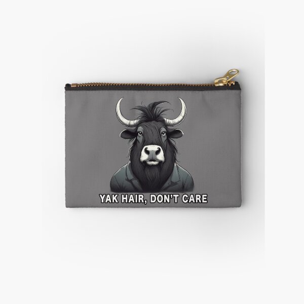 Item preview, Yak Hair, Don't Care, Funny Cartoon designed and sold by Burn-Ego.