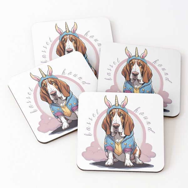 Item preview, Basset Hound Dog Unicorn designed and sold by GoodyPaws.