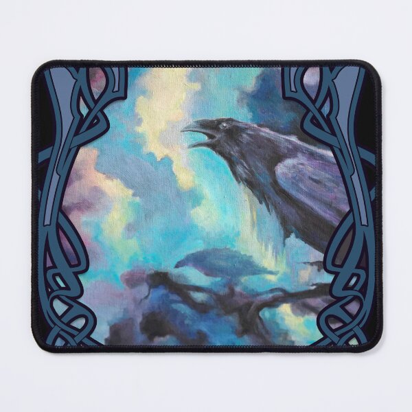 Item preview, pintura de cuervo designed and sold by Aksolem.